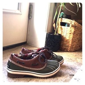 Sorel brand low ankle rain duck boots